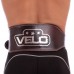 Пояс атлетический кожаный VELO VL-6627 размер S-XXL черный-коричневый