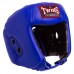 Шлем боксерский открытый с усиленной защитой макушки кожаный TWINS HGL-4 S-XL цвета в ассортименте