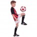 Форма футбольна дитяча AC MILAN домашня 2021 SP-Planeta CO-2454 8-14 років чорний-червоний