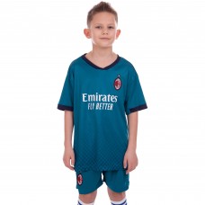 Форма футбольна дитяча AC MILAN резервна 2021 SP-Planeta CO-2456 8-14 років синій