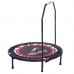 Фітнес батут складний круглий SP-Sport TX-6388B-40 101см чорний-червоний
