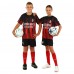 Форма футбольна дитяча із символікою футбольного клубу AC MILAN домашня 2024 SP-Sport CO-7192 XS-XL червоний-чорний