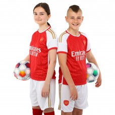Форма футбольна дитяча із символікою футбольного клубу ARSENAL домашня 2024 SP-Planeta CO-6276 20-28 червоний-білий