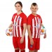 Форма футбольна дитяча із символікою футбольного клубу ATLETICO MADRID домашня 2024 SP-Planeta CO-6357 20-28 червоний-білий