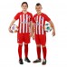 Форма футбольна дитяча із символікою футбольного клубу ATLETICO MADRID домашня 2024 SP-Planeta CO-6357 20-28 червоний-білий