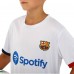 Форма футбольна дитяча із символікою футбольного клубу BARCELONA гостьова 2024 SP-Sport CO-7182 XS-XL білий-синій