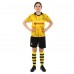 Форма футбольна дитяча із символікою футбольного клубу BORUSSIA DORTMUND гостьова 2024 SP-Planeta CO-6358 20-28 чорний