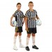Форма футбольна дитяча із символікою футбольного клубу JUVENTUS домашня 2024 SP-Sport CO-7193 XS-XL білий-чорний