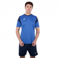 Форма футбольна комплект футболка та шорти Joma PHOENIX 102741-703 XS-2XL синій-темно-синій