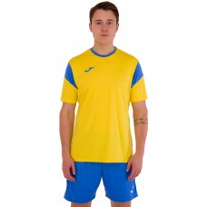 Форма футбольна комплект футболка та шорти Joma PHOENIX 102741-907 XS-2XL жовтий-синій