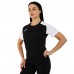 Футболка жіноча Joma ACADEMY IV 901335-102 XS-L чорний-білий
