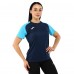 Футболка жіноча Joma ACADEMY IV 901335-342 XS-L темно-синій-блакитний