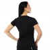 Футболка жіноча Joma RECORD II 901400-100 XS-L чорний