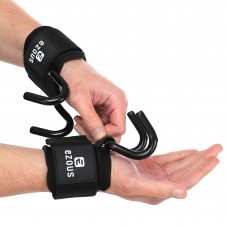 Гаки для підтягування і тяги на зап'ястя LIFTING HOOK EZOUS B-12 2шт чорний