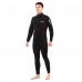 Гідрокостюм довгий чоловічий LEGEND PL-6511-1-5 розмір XS-XXL 5мм чорний-червоний