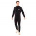 Гідрокостюм довгий чоловічий LEGEND PL-6511-1-5 розмір XS-XXL 5мм чорний-червоний