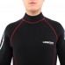 Гідрокостюм довгий чоловічий LEGEND PL-6511-1-5 розмір XS-XXL 5мм чорний-червоний
