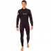 Гідрокостюм довгий чоловічий LEGEND PL-6511-1 розмір XS-XXL 3мм чорний-червоний