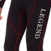 Гідрокостюм довгий чоловічий LEGEND PL-6511-1 розмір XS-XXL 3мм чорний-червоний