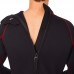 Гідрокостюм довгий чоловічий LEGEND PL-6511-1 розмір XS-XXL 3мм чорний-червоний