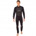 Гідрокостюм довгий чоловічий LEGEND PL-6527-5 розмір XS-XXL 5мм чорний