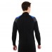 Гідрокостюм довгий чоловічий LEGEND PL-6535 розмір XS-XXL 3мм чорний-синій-сірий