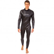 Гідрокостюм мокрого типу для триатлону LEGEND PL-6537 розмір XS-XXL 3мм чорний