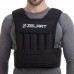 Жилет обважнювач з регульованою вагою Zelart WEIGTH VEST FI-2630-20 вага-2-20 кг чорний