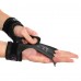 Гімнастичні накладки рукавички для турніка 3 HOLE CARBON HAND GRIPS EZOUS D-15 2шт розмір S-L чорний