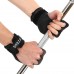 Гімнастичні накладки рукавички для турніка 3 HOLE CARBON HAND GRIPS EZOUS D-15 2шт розмір S-L чорний