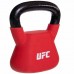 Гиря тренувальна цільна з PVC покриттям UFC UHA-69693 вага 6кг червоний