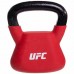 Гиря тренувальна цільна з PVC покриттям UFC UHA-69693 вага 6кг червоний