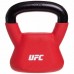 Гиря тренувальна цільна з PVC покриттям UFC UHA-69695 вага 10кг червоний