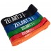 Гума петля для підтягувань та тренувань стрічка силова Zelart POWER BANDS FI-0889-3 16-39кг зелений