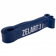 Гума петля для підтягувань та тренувань стрічка силова Zelart POWER BANDS FI-0889-4 POWER BAND 25-57кг синій