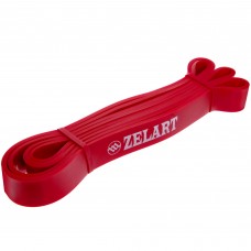 Гума петля для підтягувань та тренувань стрічка силова Zelart POWER BANDS FI-3917-R червоний