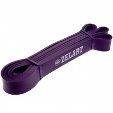 Гума петля для підтягувань та тренувань стрічка силова Zelart POWER BANDS FI-3917-V фіолетовий