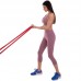 Гума петля для підтягувань та тренувань стрічка силова Zelart POWER BANDS FI-941-5 червоний