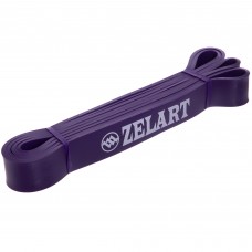 Гума петля для підтягувань та тренувань стрічка силова Zelart POWER BANDS FI-941-6 фіолетовий