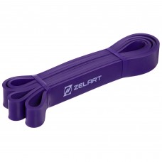 Гума петля для підтягувань та тренувань стрічка силова Zelart POWER LOOP FI-2606-3 20-45кг фіолетовий