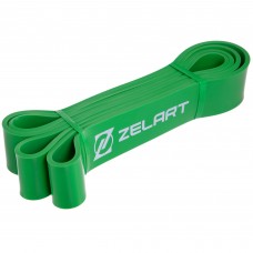 Гума петля для підтягувань та тренувань стрічка силова Zelart POWER LOOP FI-2606-4 23-54кг зелений