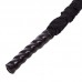 Канат для кросфіту в захисному рукаві Combat Battle Rope BATTLE ROPE Zelart FI-5719-12 12м чорній