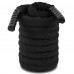 Канат для кросфіту в захисному рукаві Combat Battle Rope BATTLE ROPE Zelart FI-5719-9 9м сірий