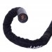 Канат для кросфіту в захисному рукаві Combat Battle Rope Zelart FI-2631-15 15м чорній