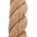 Канат для лазіння з сизалю з кріпленням Combat Battle Rope Zelart FI-0910-9 9м коричневий