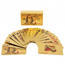 Карти гральні покерні SP-Sport GOLD 100 DOLLAR IG-4568 54 карти