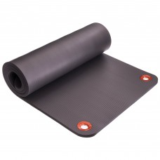 Килимок для фітнесу та спорту Zelart FI-2575 (MD9004-15) 180x61x1,5см сірий