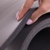 Килимок для фітнесу та спорту Zelart FI-2575 (MD9004-15) 180x61x1,5см сірий