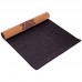 Килимок для йоги корковий каучуковий Yoga mat Record FI-7156-2 183x61мx0.4cм з принтом Чакри коричневий