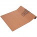 Килимок для йоги корковий каучуковий Yoga mat Record FI-7156-5 183x61мx0.4cм з принтом Слон коричневий